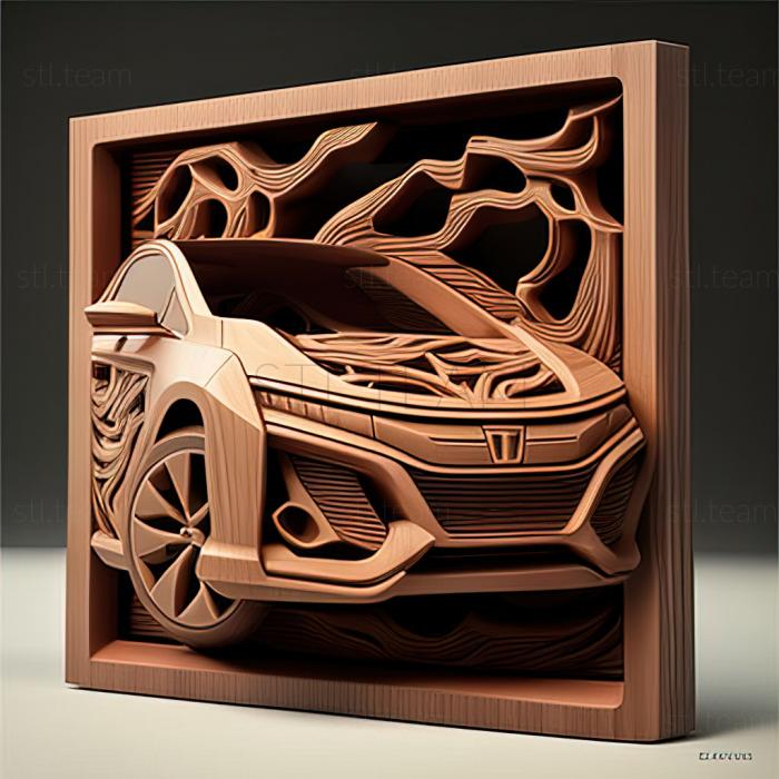 3D model Honda FCX Clarity (STL)